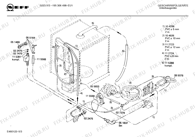 Схема №5 195306498 5223.21IV3 с изображением Переключатель для посудомоечной машины Bosch 00055688