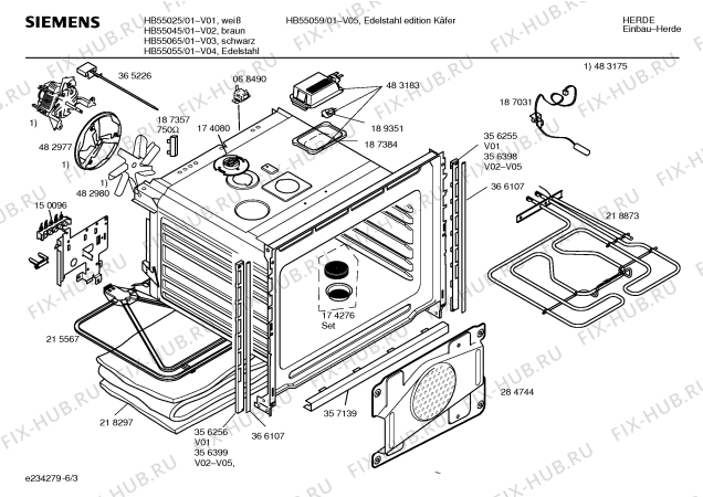 Схема №4 HB55025 с изображением Панель управления для духового шкафа Siemens 00369562