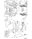 Схема №2 C 424 BL с изображением Панель для посудомойки Whirlpool 481245372155