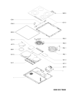 Схема №1 HBM4 (F091915) с изображением Инструкция по эксплуатации для плиты (духовки) Indesit C00371414