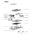 Схема №1 TG521058/11 с изображением Часть корпуса для мультигриля Tefal TS-01015760