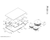 Схема №2 T48BD13N0 с изображением Стеклокерамика для электропечи Bosch 00714683