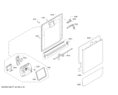 Схема №6 SMU58N45EU SpeedStar с изображением Передняя панель для посудомоечной машины Bosch 00706577