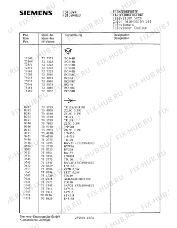 Схема №14 FS169N4EU с изображением Инструкция по эксплуатации для жк-телевизора Siemens 00530661