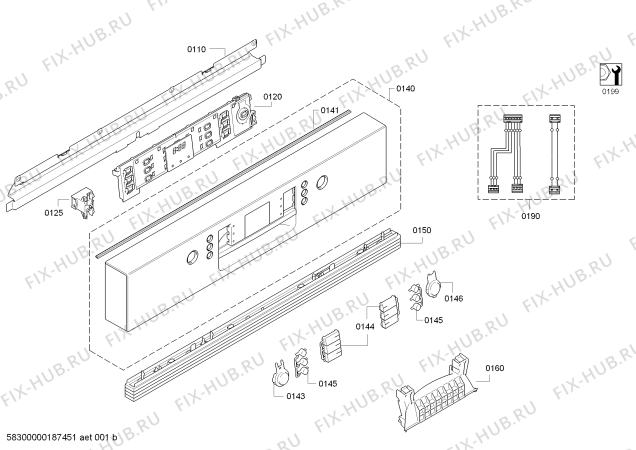 Схема №5 SMI54M02EU SuperSilence - tp3 с изображением Силовой модуль запрограммированный для посудомойки Bosch 12009844