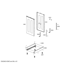 Схема №4 FP120K13SC с изображением Внешняя дверь для плиты (духовки) Bosch 00245375