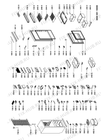 Схема №1 UC 110 F с изображением Ящик (корзина) для холодильника Whirlpool 481941879375