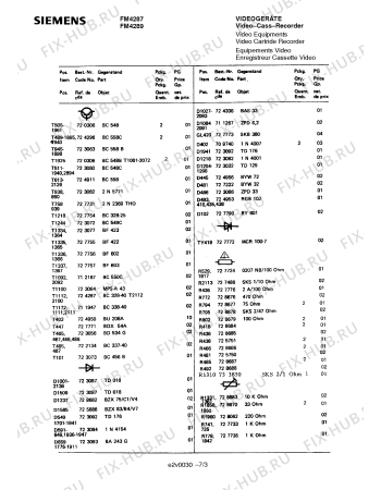 Взрыв-схема телевизора Siemens FM4287 - Схема узла 03
