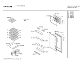 Схема №3 KS39V122GR с изображением Дверь для холодильника Siemens 00240733