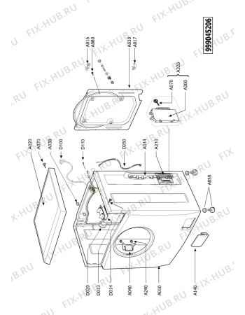 Схема №7 AWG 910 E CE с изображением Крышечка для стиралки Whirlpool 481246279961