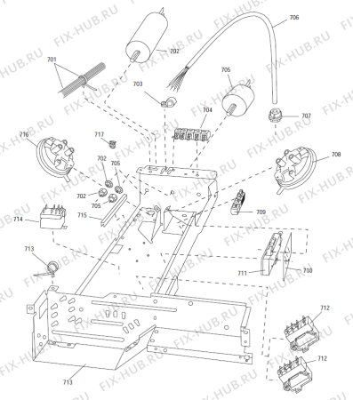 Взрыв-схема стиральной машины Gorenje WA915 (WM110A ov) CE (900003030, WM110A) - Схема узла 07