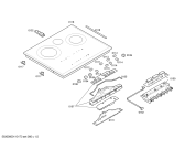 Схема №2 EZ763002E с изображением Стеклокерамика для духового шкафа Siemens 00476059