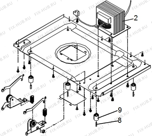 Схема №5 MO-230 DE (663169, WP900BI-C23) с изображением Микропереключатель для микроволновой печи Gorenje 104189