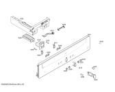 Схема №6 B1564S0GB с изображением Панель управления для электропечи Bosch 00446286