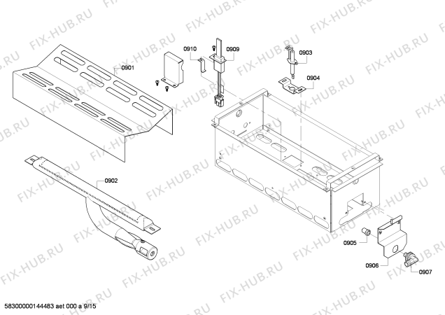 Схема №13 PRL486EDG Thermador с изображением Модуль для духового шкафа Bosch 00709786