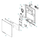 Схема №6 D5253 XXL SE   -Svart (181413, DW70.3) с изображением Обшивка для посудомойки Gorenje 269023