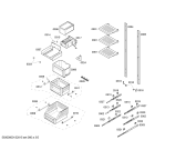 Схема №3 G7161X0 с изображением Крышка для холодильной камеры Bosch 00667605