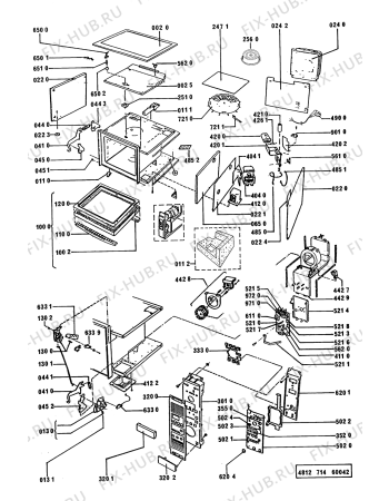 Схема №1 DMCG 5735 IN с изображением Запчасть для микроволновки Whirlpool 481228018032