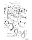 Схема №2 AWH 650 с изображением Обшивка для стиральной машины Whirlpool 481245213361