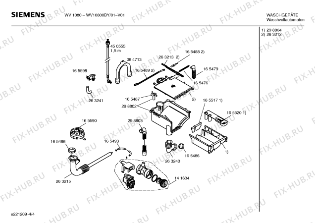 Схема №4 3TI830A с изображением Корпусная деталь Bosch 00165494