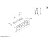 Схема №5 JS04VS90 с изображением Передняя панель для электропосудомоечной машины Bosch 00742392