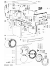 Схема №2 AWO/D 7012/1 с изображением Модуль (плата) для стиралки Whirlpool 480111101983