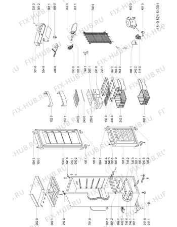 Схема №1 CBA 20 с изображением Панель управления для холодильника Whirlpool 481246469069