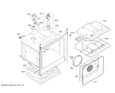 Схема №6 HBA43B550F с изображением Панель управления для плиты (духовки) Bosch 00674290