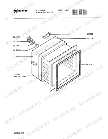 Схема №6 0750452094 EB600HG с изображением Переключатель для электропечи Bosch 00054117