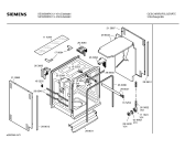 Схема №6 SE59590RK с изображением Передняя панель для посудомойки Siemens 00352669