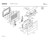 Схема №5 HEN720A с изображением Фронтальное стекло для духового шкафа Siemens 00210030