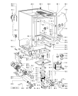 Схема №3 DWF 401 WH с изображением Ручка для электропосудомоечной машины Whirlpool 481946258369