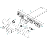 Схема №1 T754 W (502276, TD70.1) с изображением Декоративная панель для стиралки Gorenje 418047