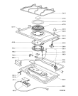 Схема №1 AKR 026/IX с изображением Петля и завес для плиты (духовки) Whirlpool 481241718886