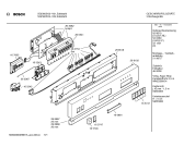 Схема №6 SHI5605EU с изображением Передняя панель для электропосудомоечной машины Bosch 00299102