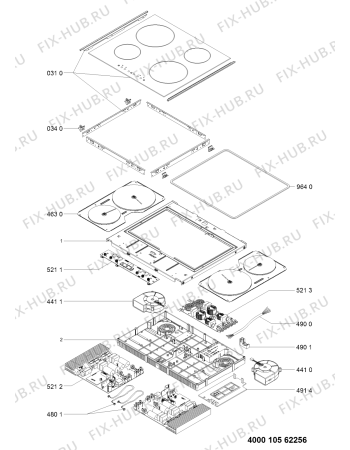Схема №1 ACM 804 LX с изображением Затычка для духового шкафа Whirlpool 481010562261