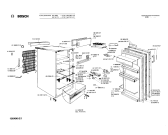 Схема №1 0701154743 IF1532 с изображением Внутренняя дверь для холодильника Bosch 00200344
