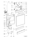 Схема №2 C 859 с изображением Ручка регулировки (кнопка) для посудомоечной машины Whirlpool 481241359202