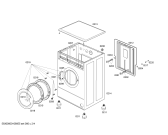 Схема №4 000215K02 с изображением Декоративная рамка для стиральной машины Bosch 00364435