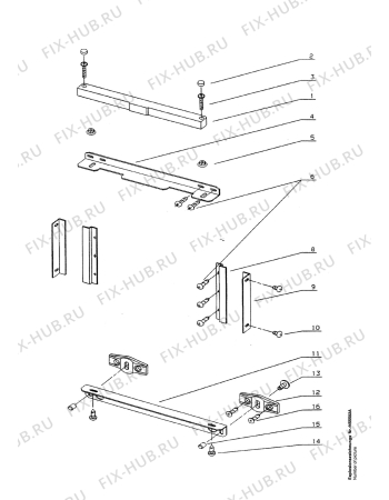 Взрыв-схема холодильника Electrolux IK263QUATTRO.3LI - Схема узла Internal parts refrigerator