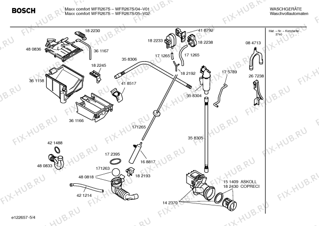 Схема №3 WFR267S Maxx comfort WFR267S с изображением Панель управления для стиралки Bosch 00432781