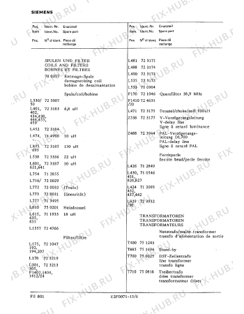 Взрыв-схема телевизора Siemens FS8017 - Схема узла 06