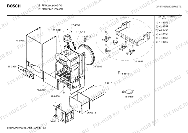 Схема №4 B1RDW2442H BACALI, 20000 kcal/h, DOÐALGAZ с изображением Кодирующий штекер для водонагревателя Bosch 00423158