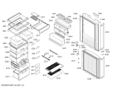 Схема №3 KG33F220 с изображением Дверь для холодильной камеры Siemens 00242358