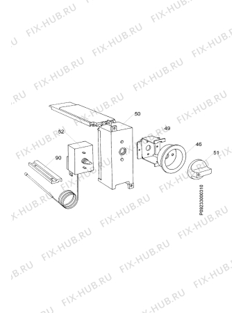 Взрыв-схема холодильника Zanussi ZV17 - Схема узла Electrical equipment 268