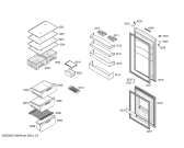 Схема №3 KGN36V65 с изображением Дверь для холодильной камеры Bosch 00248755