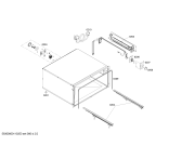 Схема №2 HW290580B с изображением Панель для духового шкафа Siemens 00474858