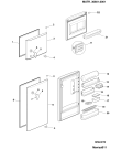 Схема №3 RDL45AAWIIXG (F031934) с изображением Дверка для холодильной камеры Indesit C00117906