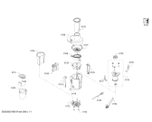 Схема №1 MES25C0 с изображением Емкость для электросоковыжималки Bosch 12006798