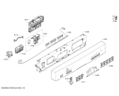 Схема №6 SHE55P06UC с изображением Панель управления для электропосудомоечной машины Bosch 00683960